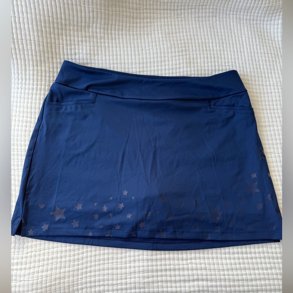 Adidas navy stars golf skort